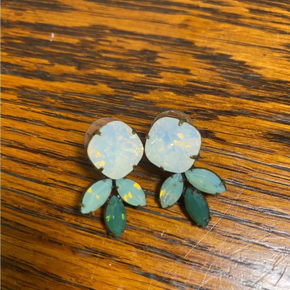 DANNIJO Large Studs Crystal Earrings